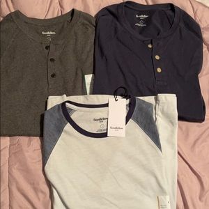 3 good fellow shirts